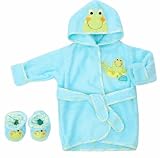Koala Baby Robe and Booties Set - Frog