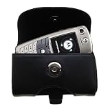 Horizontal Leather Case with Belt Clip/Loop for the Motorola A845