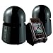 Grace Digital GDI-AQBLT300B Indoor/Outdoor Wireless Speakers with Dual Powered Transmitter for iPhone, Smartphone, MP3 player, TV or Stereo (Black, 2)