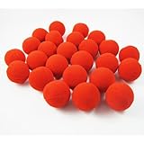 Banners 25pcs Foam Clown Nose Circus Party Halloween Costume Red Red, 25PCS