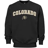 Colorado Buffaloes Black Arch Logo Classic Fleece Sweatshirt at Football Fanatics