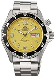Orient #CEM65001Y Men's Yellow Mako Bumble Bee Stainless Steel 200M Diver Watch