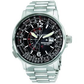 Citizen #BJ7000-52E Men's Eco Drive Night Hawk Series Analog Watch