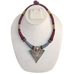 Necklace Choker Sterling Silver Handmade Jewelry 17 inches (snklc105)