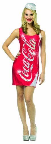 Rasta Imposta Coca-Cola Glitz Dress, Red, Adult