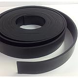 Neoprene Rubber Commercial Grade 60 A+/-5 .125" Thick x 3" Wide x 10' Feet Long