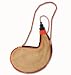 Latex lined Leather Bota Bag