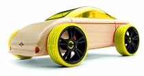 Manhattan Toy Automoblox C9 Yellow Mini Sports Car