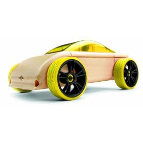 Manhattan Toy Automoblox C9 Yellow Mini Sports Car