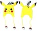 Pokemon Pikachu Plush Beanie Embroidered Laplander Earflap Winter Fleece Knit Ski Cap Hat / Unisex / One Size Fits Most / Officially Licensed By Nintendo