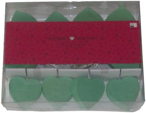 Valentine Heart Paper Green String Light Set Indoor Love Lights