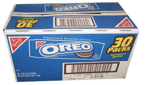 Oreo Chocolate Sandwich Cookies Thirty 2-Ounce Packs by Nabisco