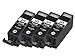 HI-VISION® 4 Pack Compatible Canon PGI-225 PGI 225 Large Black Ink Cartridge Replacement for PIXMA iP4820,iX6520,MG5320,MG5120,MG6120 Wireless,MG8120,MX892,MG6220