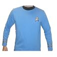 Star Trek The Experience Original Series: Blue Spock Uniform Shirt - Small