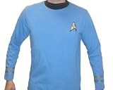 Star Trek The Experience Original Series: Blue Spock Uniform Shirt - X-Large