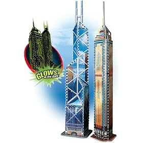3D Bank of China Central Plaza Puzzle 486pc by Wrebbit
