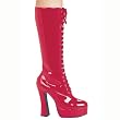 5 Inch Women's Sexy Knee High Boots High Heel Boot With Zipper