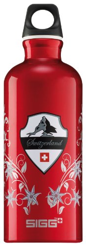 SIGG Classic - Edelswiss, Borraccia, 0,6 litri, Rosso (edelswiss red), 0,6 l SIGG Classic - Edelswiss, Borraccia, 0,6 litri, Rosso (edelswiss red), 0,6 l