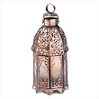 Copper Moroccan Candle Lamp