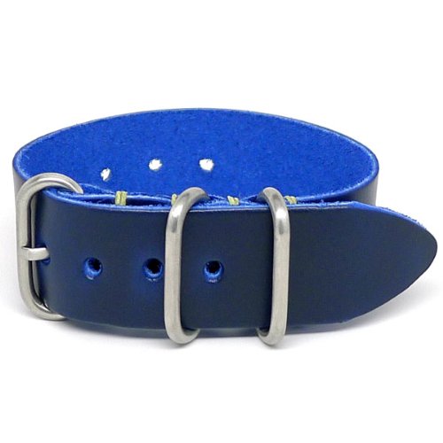 DaLuca Limited Edition 1 Piece NATO Watch Strap - Ink Cavalier Matte Buckle 26mm DaLuca Limited Edition 1 Piece NATO Watch Strap - Ink Cavalier Matte Buckle 26mm