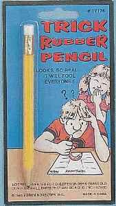 Rubber Pencil Novelty Toy