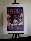 Bob Dylan Limited Edition Mounted Canvas Gig Poster