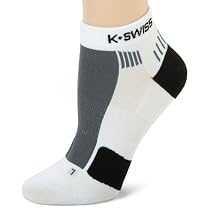 K-SWISS Women's Low-Cut Running Socks (2-Pack)