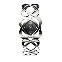 Seksy Ladies Hidden Hearts Watch 4159 As On ITV Rod Stewart Show One Night Only + Free 3 Pairs of Pave jewellery Ear Studs