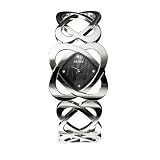 Seksy Ladies Hidden Hearts Watch 4159 As On ITV Rod Stewart Show One Night Only + Free 3 Pairs of Pave jewellery Ear Studs Free Gift