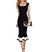 LUNAJANY Women's Vintage Midi Sheath Business Causal Office Party Wiggle Dress