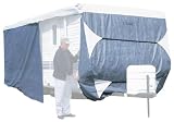 Classic Accessories 73263 PolyPro III Deluxe Grey Travel Trailer Cover, Fits 20' - 22'