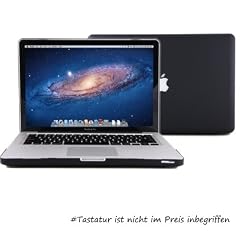 Schwarz Gummi transparente MacBook Pro Cover Geh�use 13-Zoll