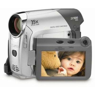 Canon ZR830 - Camcorder - widescreen - 680 Kpix - optical zoom: 35 x - supported memory: MMC, SD, SDHC - Mini DV