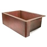 30 x 22 x 10 Single Bowl Copper Farmhouse Kitchen Sink Finish: Dark Smoke Copper