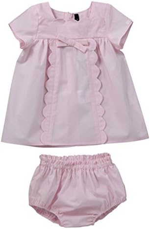 LILI GAUFRETTE Dress With Bloomer -18M -PALEPINK