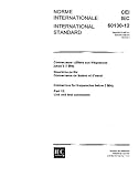 IEC 60130-12 Ed. 2.0 b:1976, Connectors for frequencies below 3 MHz. Part 12: Link and test connectors