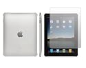MaryCom PREMIUM QUALITÄT Crystal Case Rückschale Schutzhülle Hartschale Transparent für Apple iPad + Gratis Displayschutzfolie / CC T iPad
