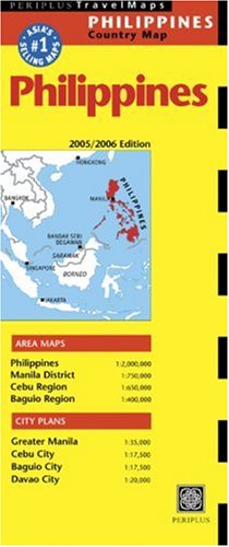 City Travel Guides Discounted  Books : Philippines Periplus Map (Periplus Maps)