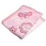 Just Born 3-D Textured Valboa Blanket - Flutter Flowers