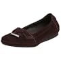 Clarks Women's Impact Flat,Brown Suede,6.5 M