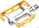 Dimension Pro Track Pedals, Gold, Sealed Bearings