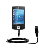 Classic Straight USB Cable for the HP iPaq 211 with Power Hot Sync and Charge capabilities - Gomadic Brand w/ TipExchange Technology