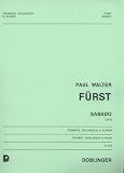 Produkt-Bild: "Sabado" Op. 22, Ausgabe f&uuml;r Trompete, Schlagzeug und Klavier von Paul Walter F&uuml;rst