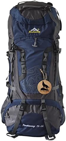 The West Wolf Internal Frame Backpack for Camping Hiking Mountaineering 80L
