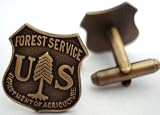 US Forest Service Ranger USDA Recreation Parks Cuff Links Cufflinks Set
