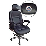 MLB New York Mets Leather Office Chair