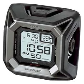 CASIO (カシオ) 目覚し時計 WAVE CEPTOR ウェーブセプター デジタル 電波時計 温度表示 壊れにくい安心設計 GQ-1000J-8JF