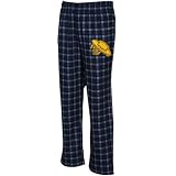 adidas UC Santa Barbara Gauchos Navy Blue Tailgate Flannel Pajama Pants (Small)