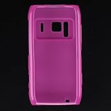 TPU Skin Cover for Nokia N8, Hot Pink Tinted