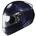 Joe Rocket RKT101 TransTone Carbon Fiber Full Face Motorcycle Helmet - 2009 Model - Blue - Size: LG